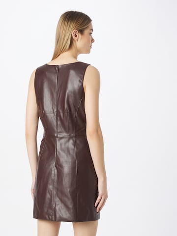 LEVI'S ® Jurk 'Penny Leather Dress' in Bruin