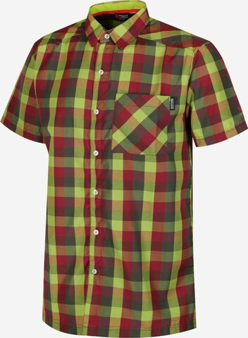 REGATTA Regular fit Athletic Button Up Shirt 'Kalambo III' in Green