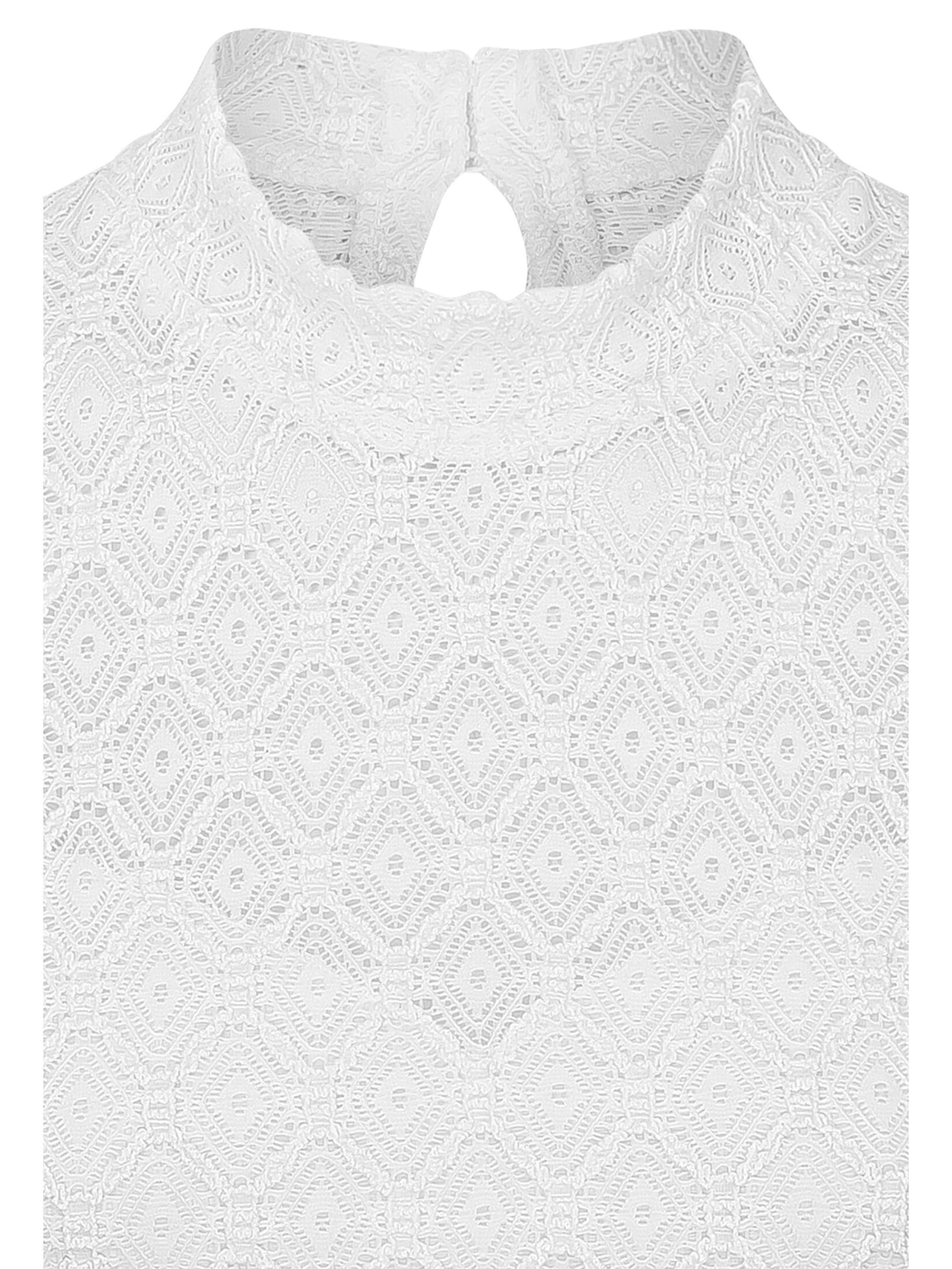WALDORFF Spitzenbody 'Flora' in Weiß