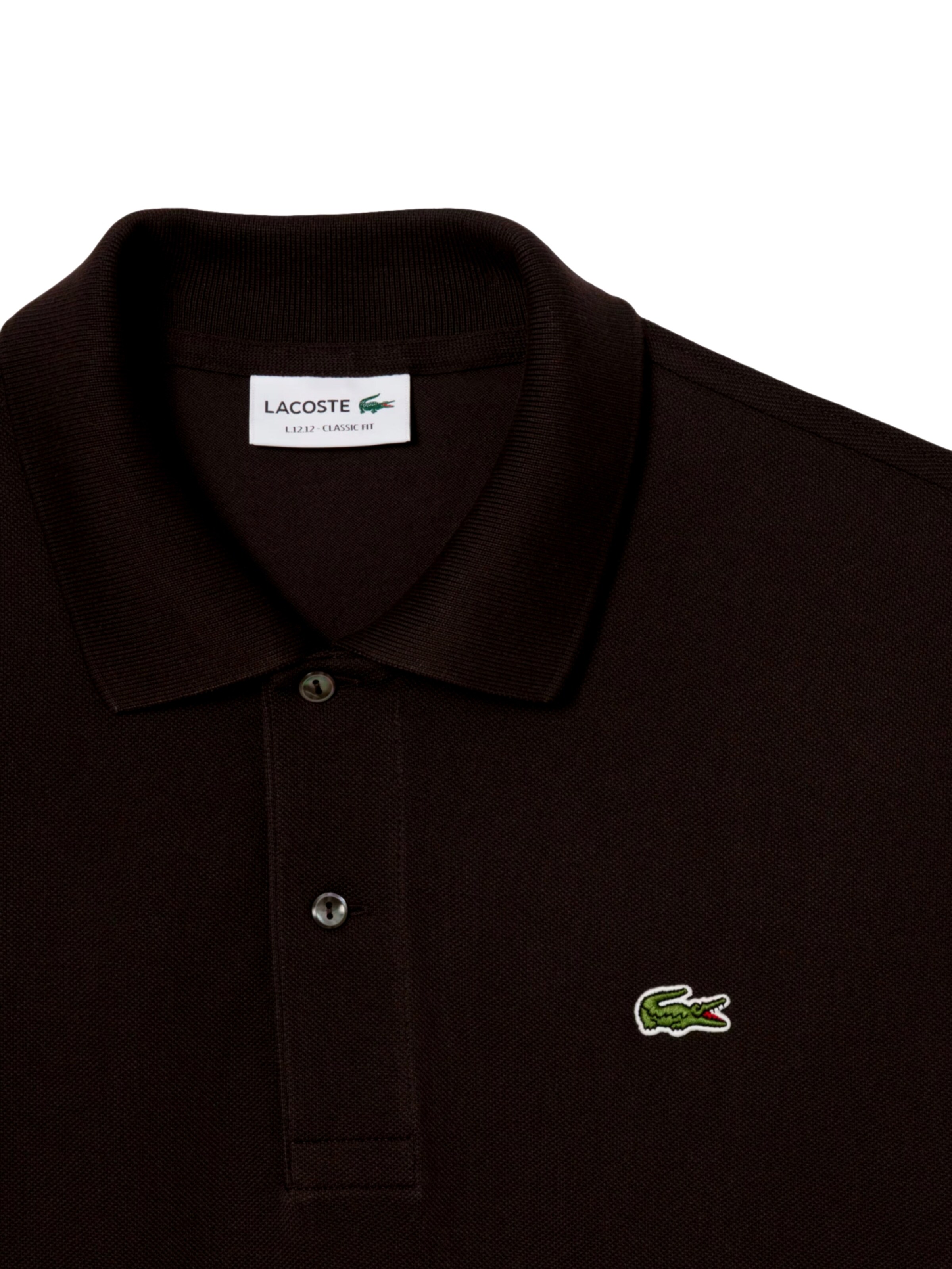 LACOSTE Poloshirt 'L.12.12' in Braun
