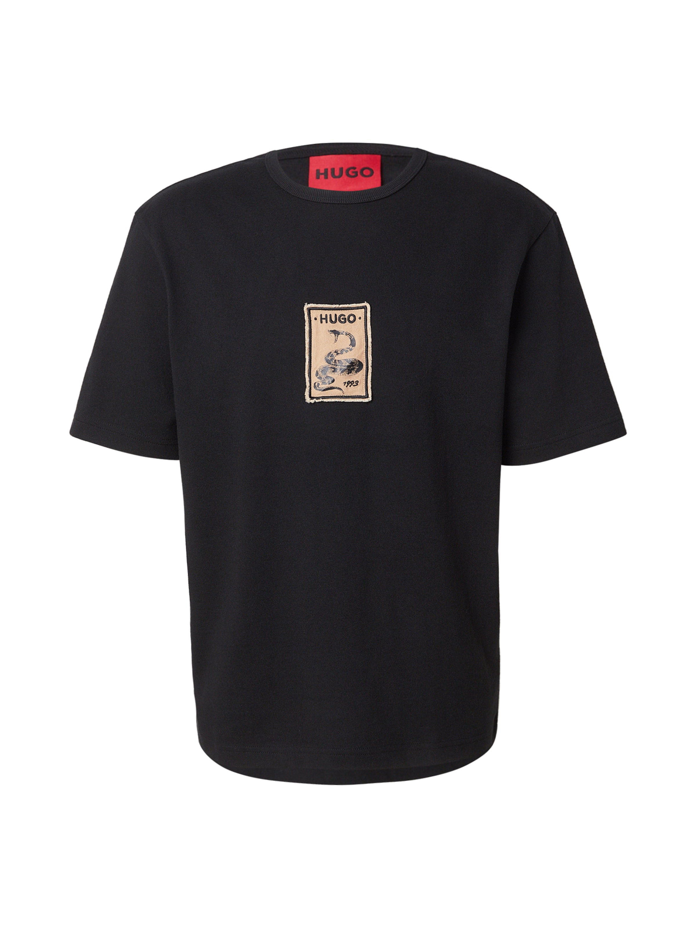 HUGO Shirt 'Dobul' in Black: front