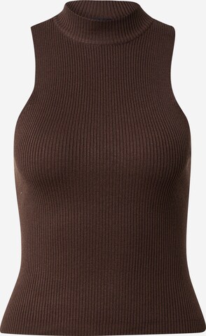 Tops en tricot Urban Classics en marron : devant