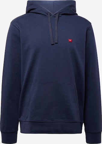 WRANGLER Sweatshirt 'SIGN OFF' in Blue: front