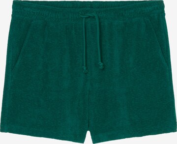 Marc O'Polo DENIM Loosefit Kalhoty – zelená: přední strana