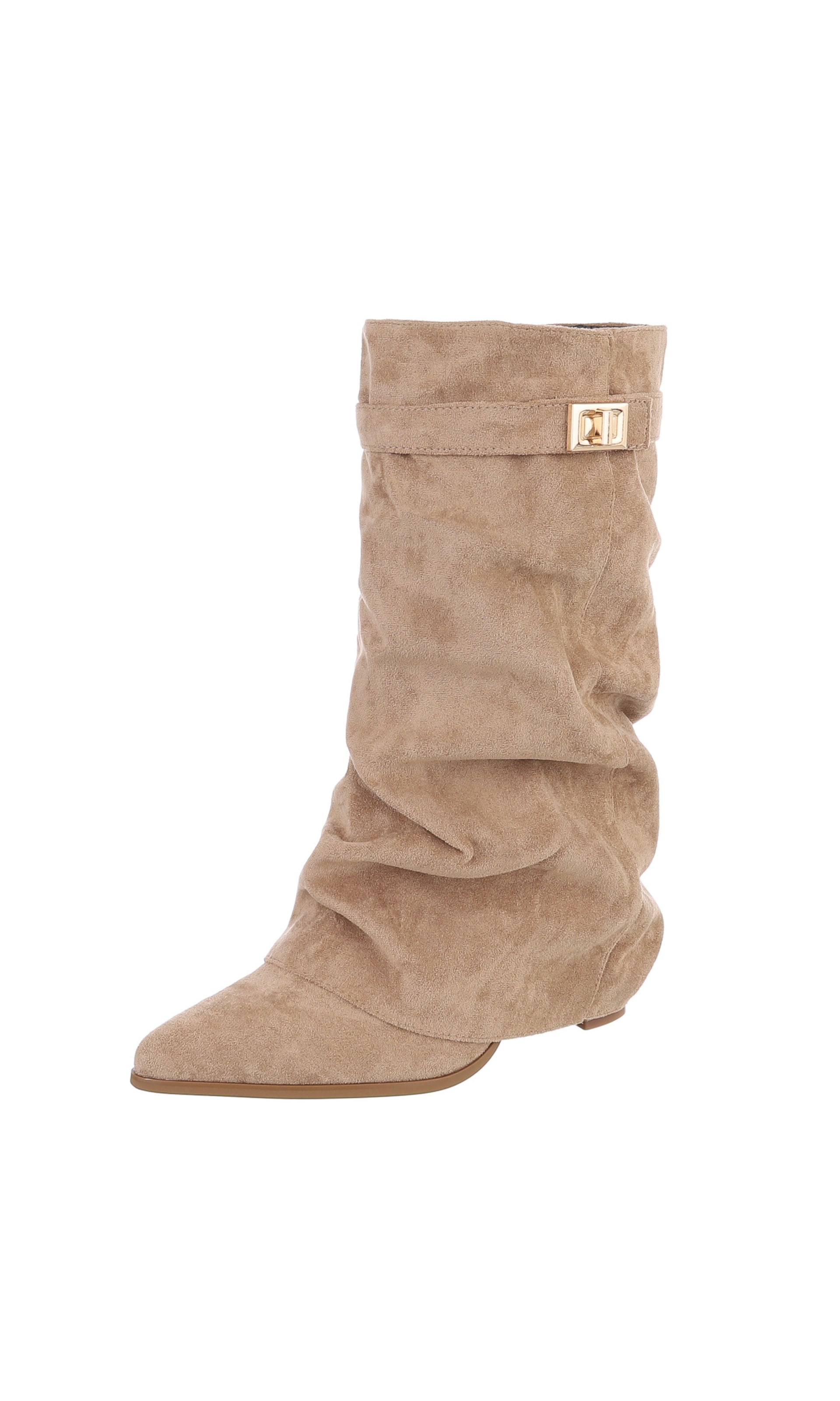 Ital-Design Boots in Brown: front