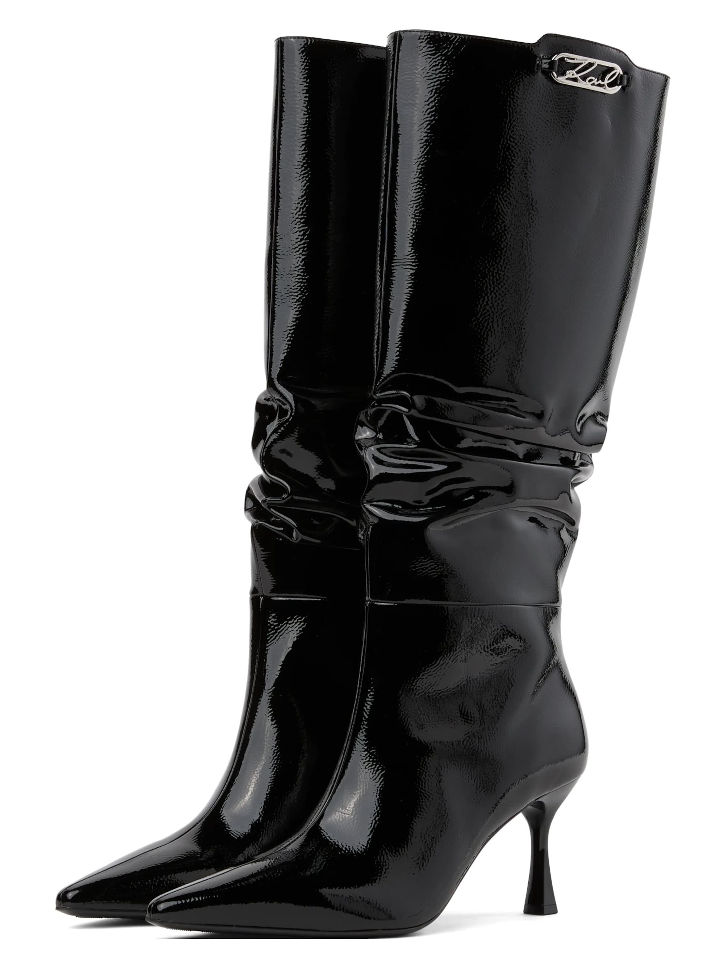 Karl Lagerfeld Boot 'Klarice' in Black