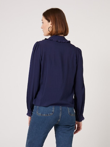 NAF NAF Blouse 'Jolia' in Blauw