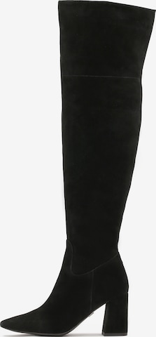 juoda Kazar Ilgaauliai batai virš kelių: priekis