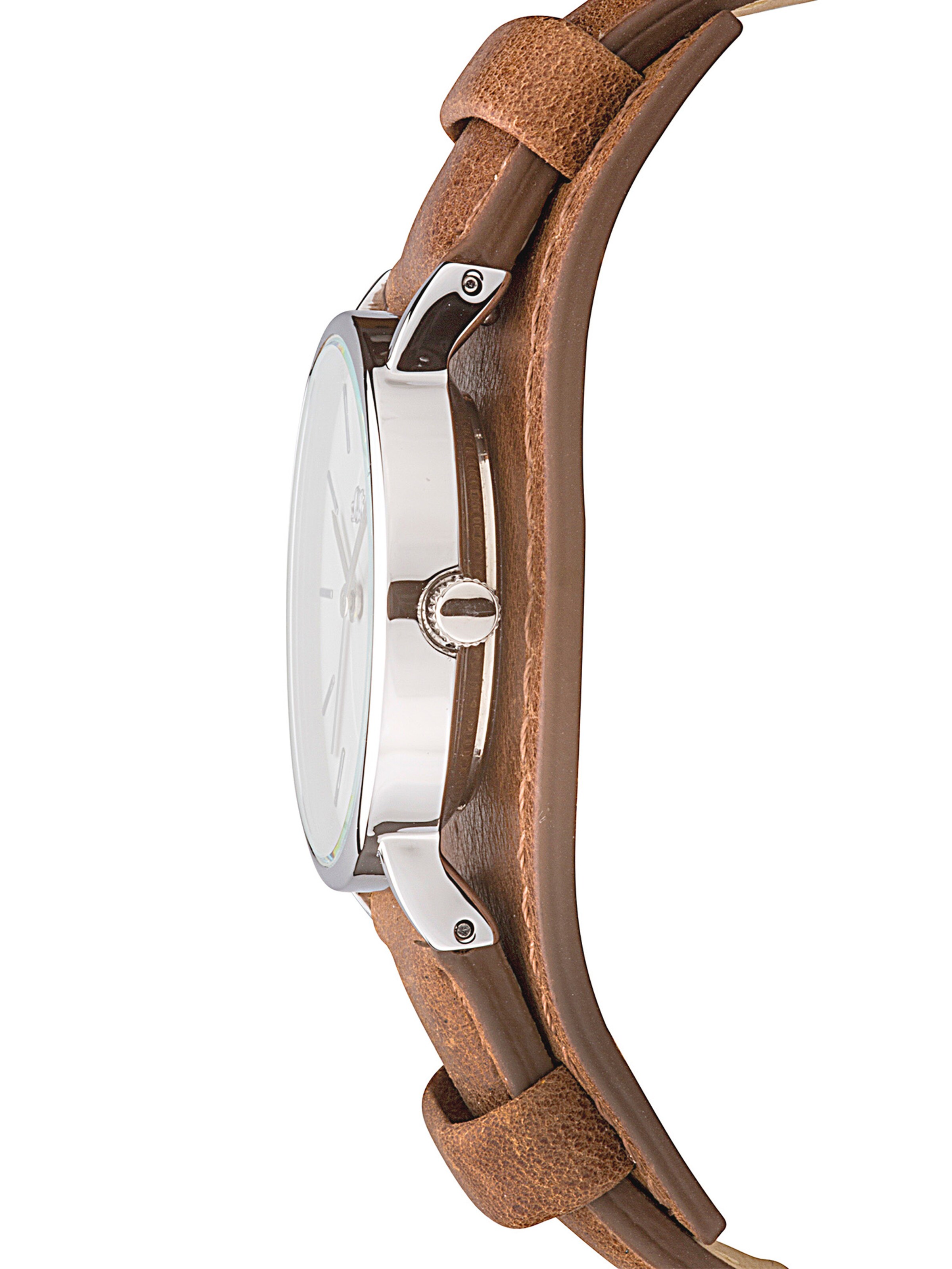 s.Oliver Analog Watch in Brown