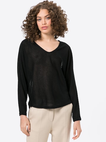 b.young - Pullover em preto: frente