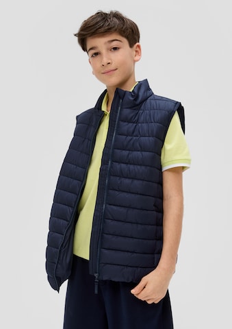 Gilet di s.Oliver in blu: frontale