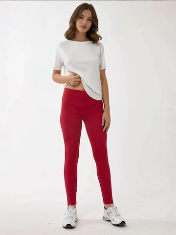 Skinny Leggings Hiccup en rouge