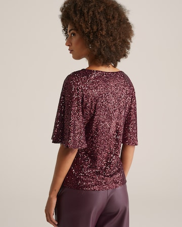 WE Fashion Футболка в Лиловый