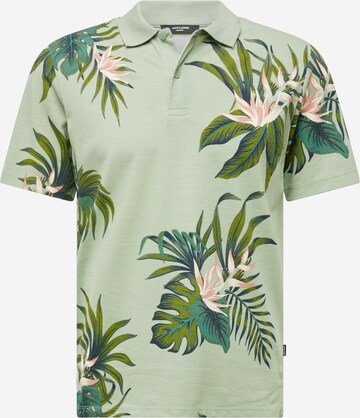 T-Shirt 'PALMA' JACK & JONES en vert : devant