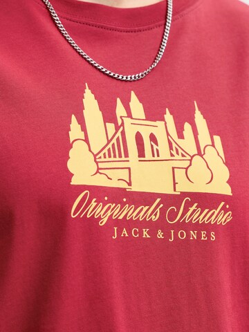 JACK & JONESMajica 'JORNORREBRO SKYLINE' - crvena boja