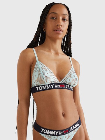 Tommy Hilfiger Underwear Triangle Bra in Blue: front