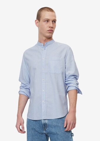 Marc O'Polo DENIM Regular Fit Hemd (GOTS) in Blau: predná strana