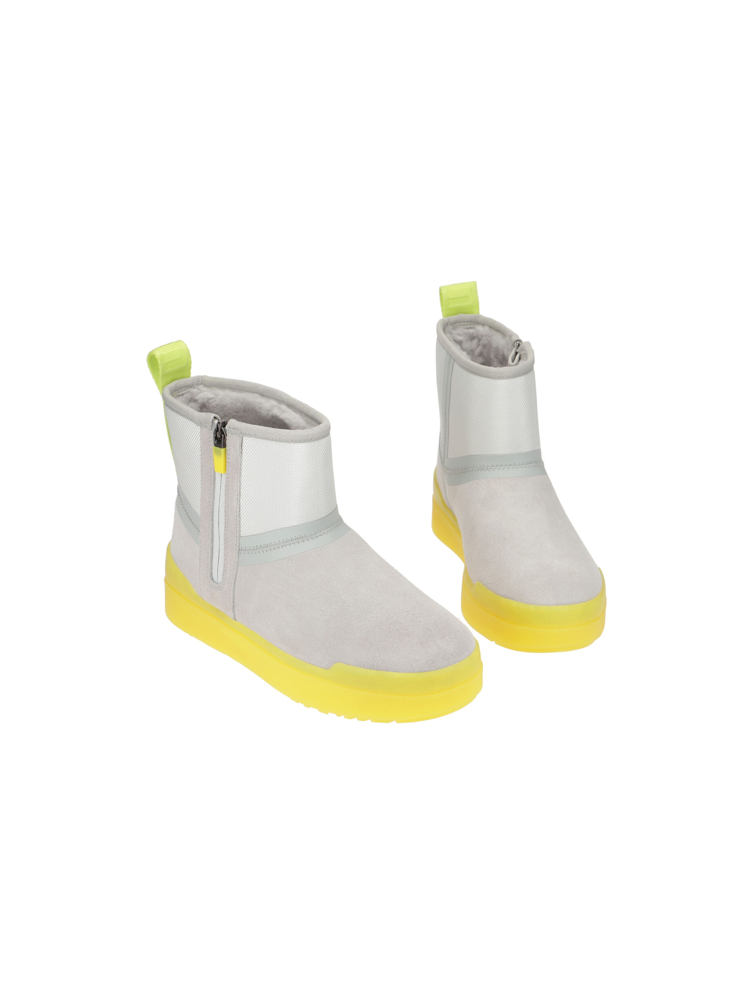 UGG Boots 'UGG Classic Tech Mini Stiefel Boots grau gelb' in Grey