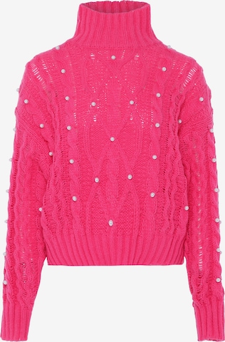 Pull-over faina en rose : devant