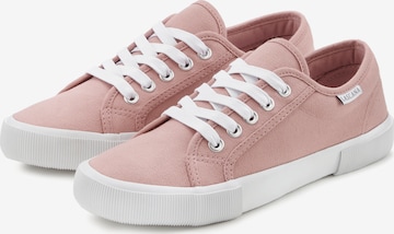 LASCANA Låg sneaker i rosa