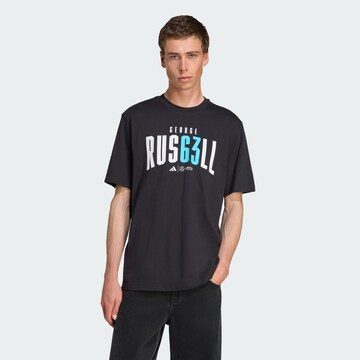 ADIDAS PERFORMANCE Functioneel shirt 'Mercedes - AMG Petronas Formula One Team George Russell' in Zwart: voorkant