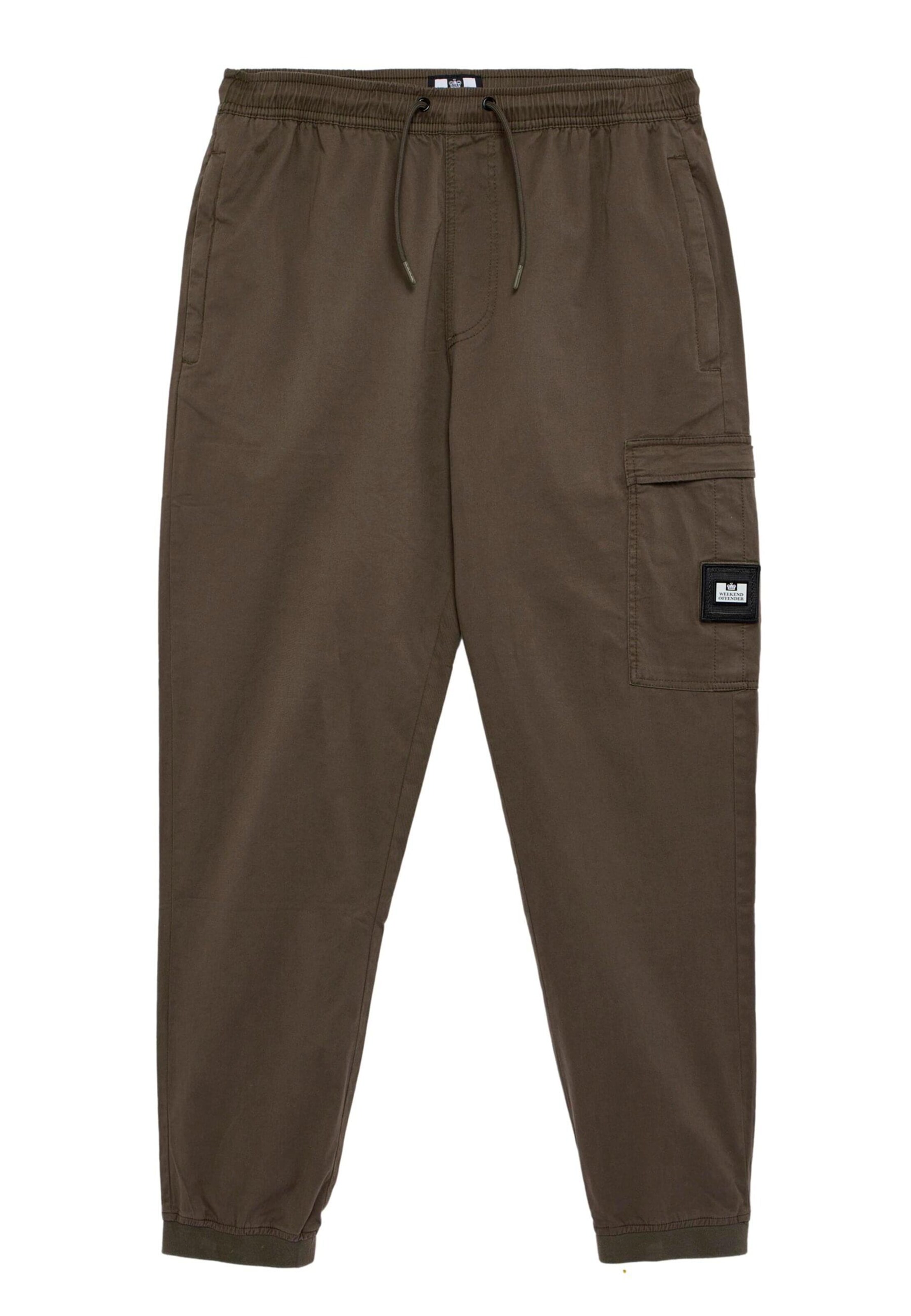 Tapered Pantaloni 'Bordeta' di Weekend Offender in verde: frontale