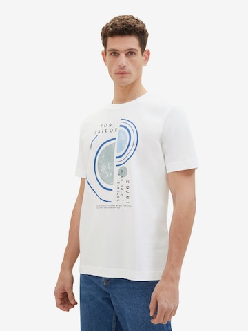 T-Shirt TOM TAILOR en blanc