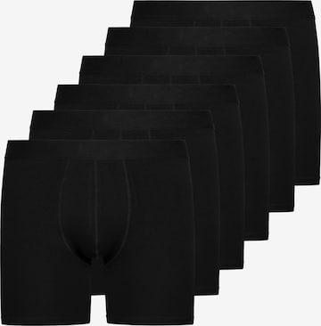 SNOCKS Boxershorts in Schwarz: Vorderseite