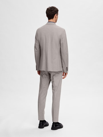 SELECTED HOMME Slim fit Blazer 'Delon' in Grey