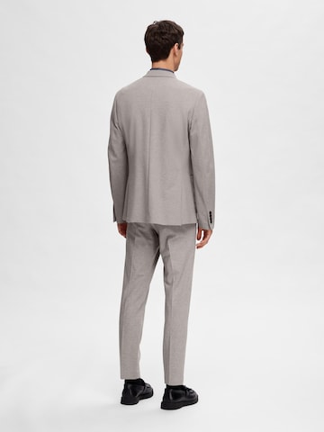 SELECTED HOMME Slim fit Suit Jacket 'Delon' in Grey