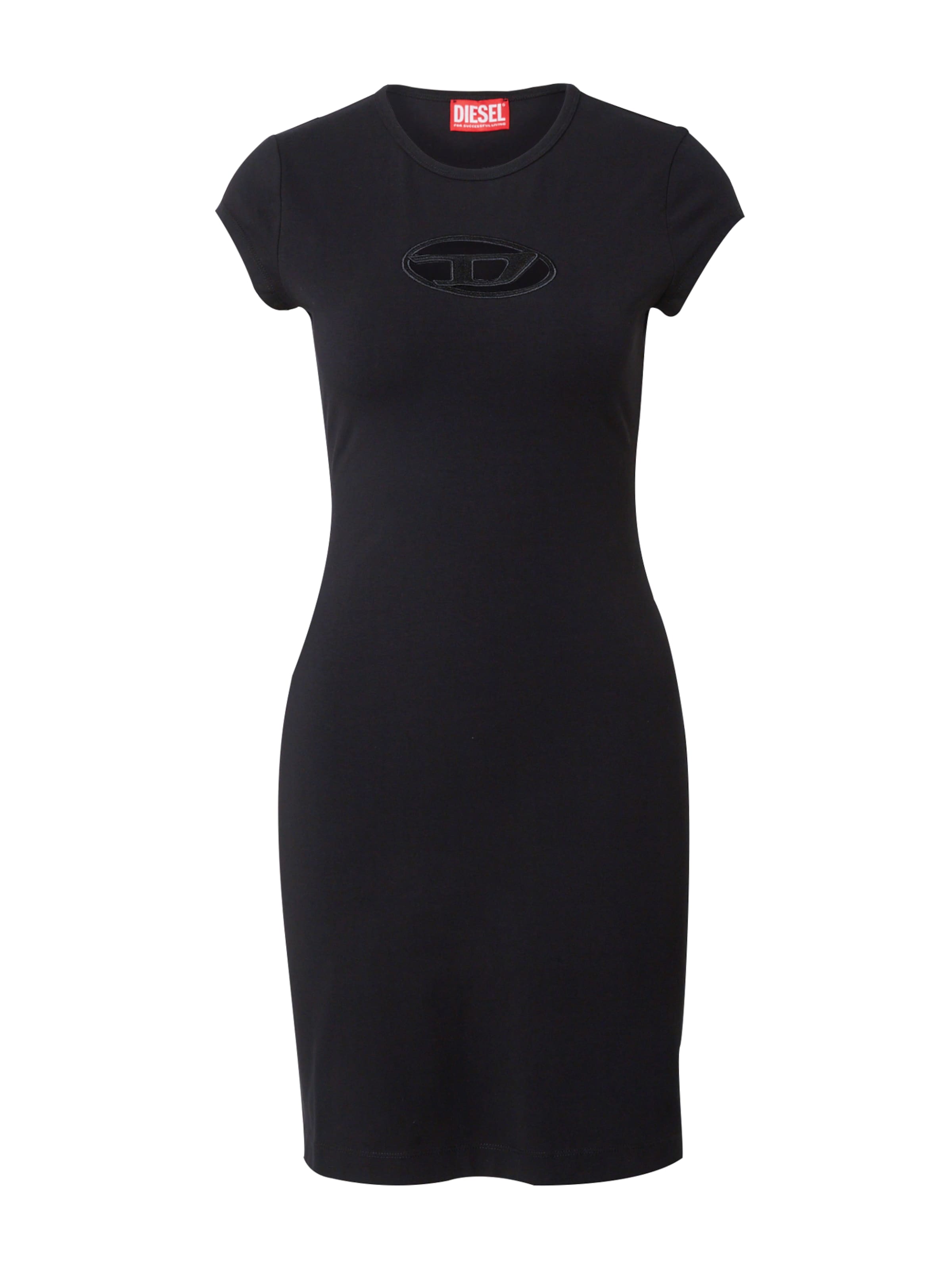 DIESEL - Vestido 'ANGIEL' en negro: frente