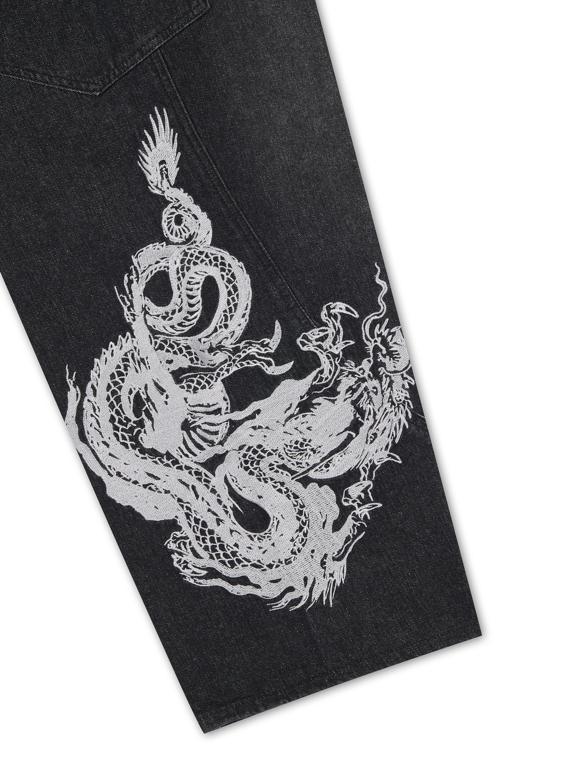 Ed Hardy Loosefit Jeans i sort