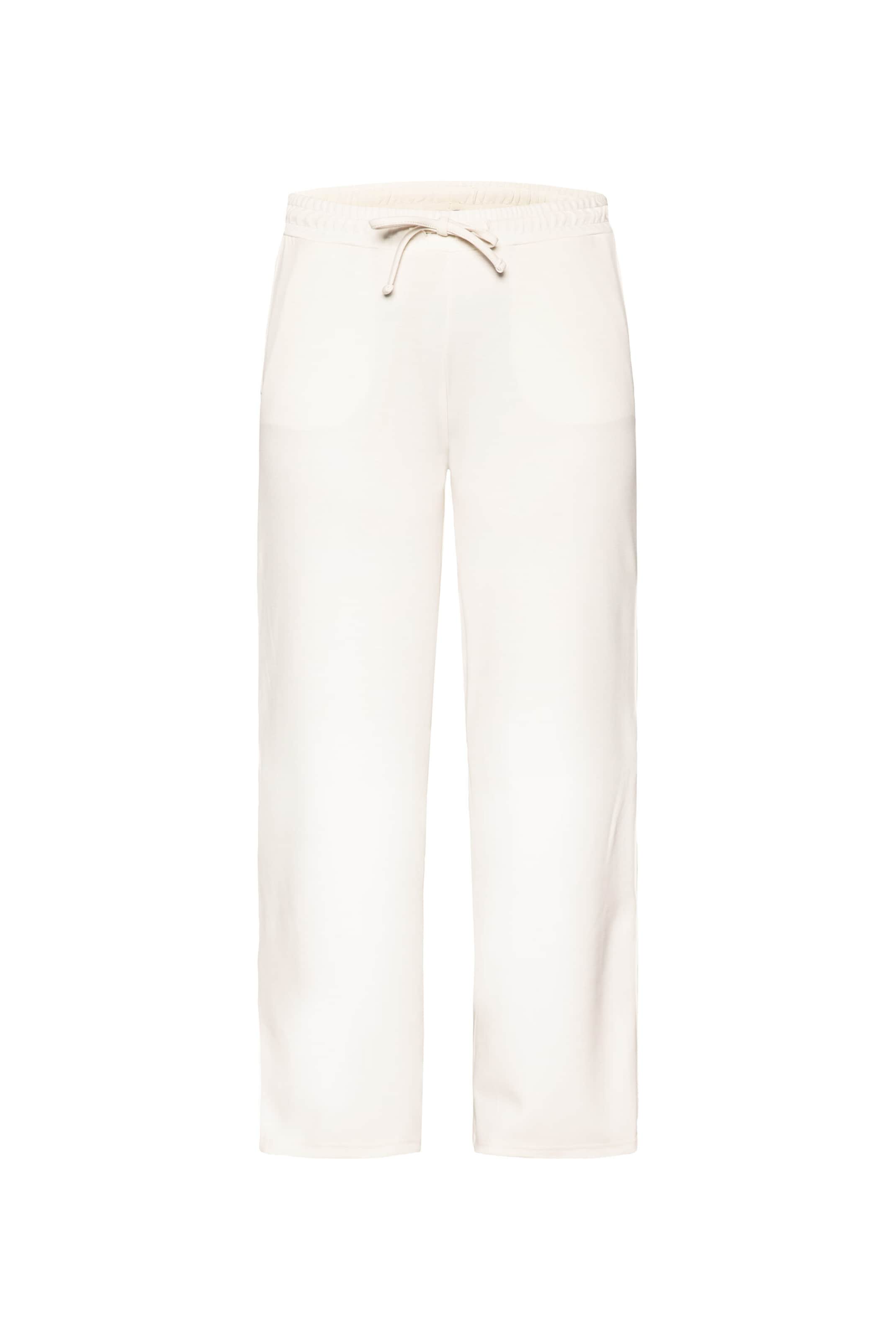 SENSES.THE LABEL Loose fit Pants in White: front