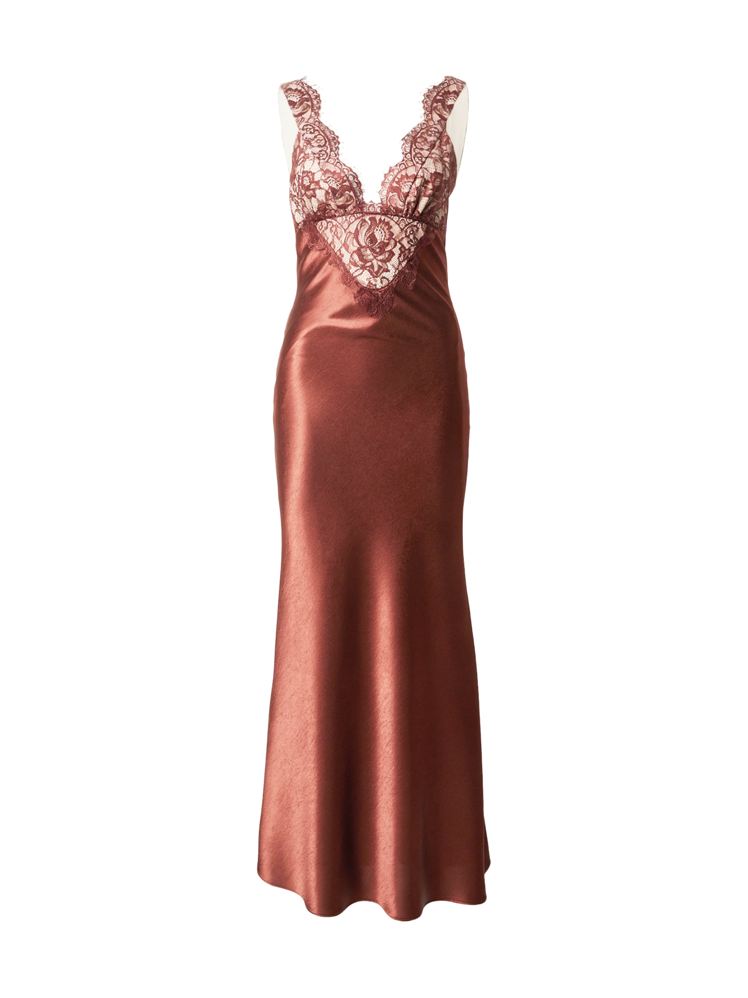 Abito da sera 'TORIE' di Bardot in bronzo: frontale