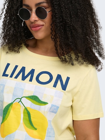 ONLY Carmakoma Футболка 'CARINES' в Желтый