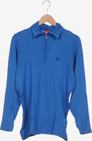 Löffler Sweatshirt & Zip-Up Hoodie in M in Blue: front
