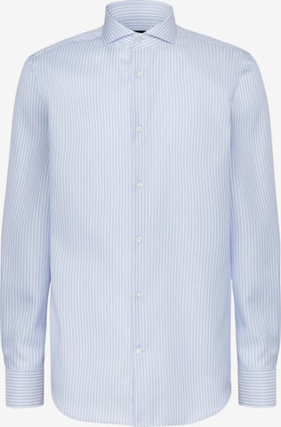 Boggi Milano Regular fit Business shirt in Blue: front