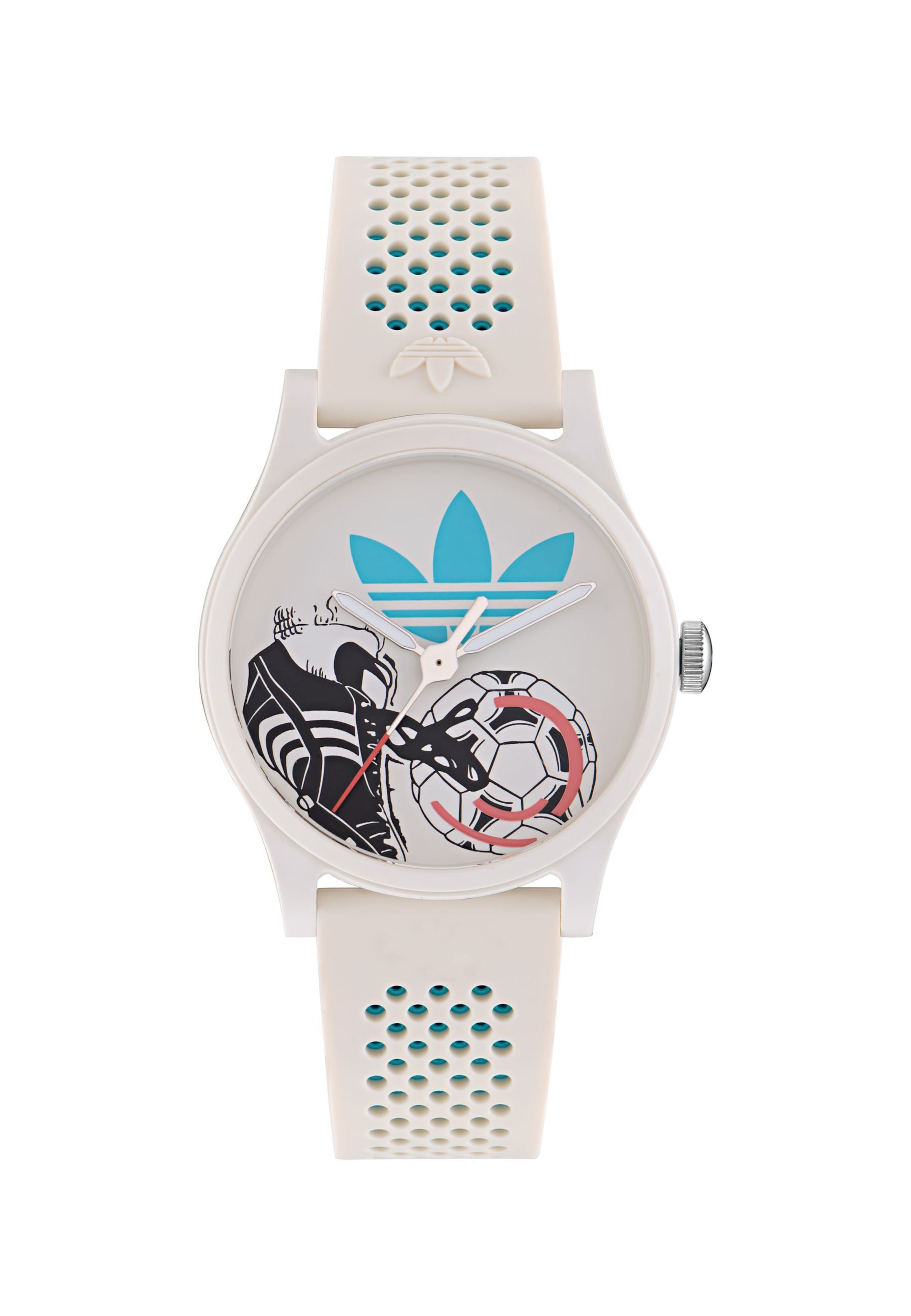 ADIDAS ORIGINALS Analogt ur i hvid: forside