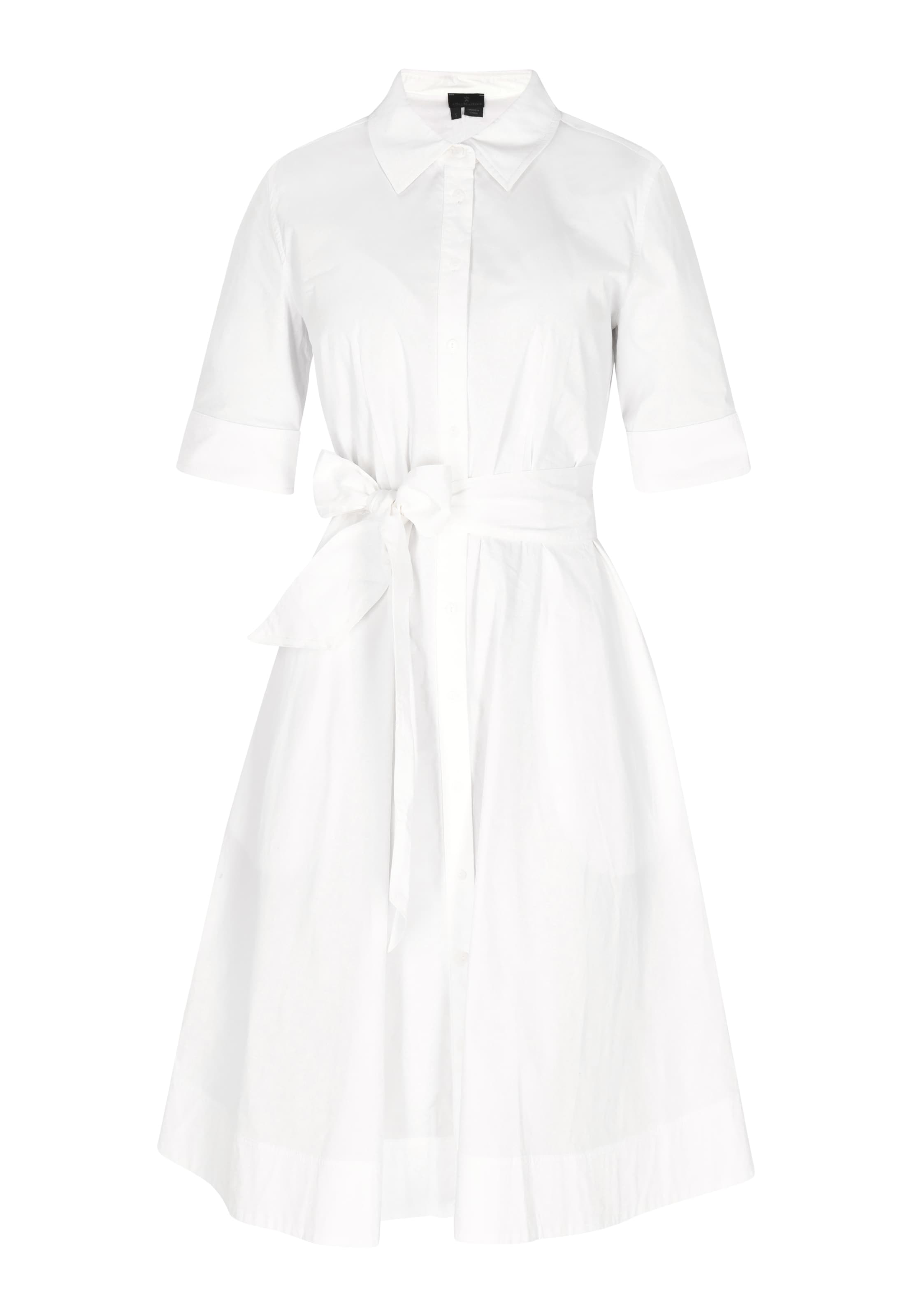 DreiMaster Klassik Μπλουζοφόρεμα 'Classic Look' σε λευκό: μπροστά