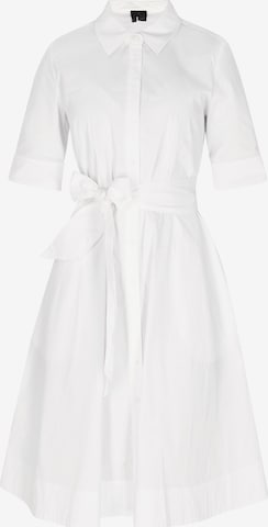 DreiMaster Klassik Платье-рубашка 'Classic Look' в Белый: спереди