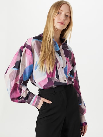 CATWALK JUNKIE Blouse in Lila: voorkant