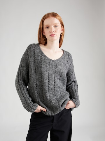 Pull-over Sublevel en gris : devant