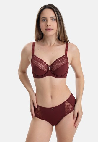 sassa T-shirt Bra 'LOVELY SECRET' in Red: front