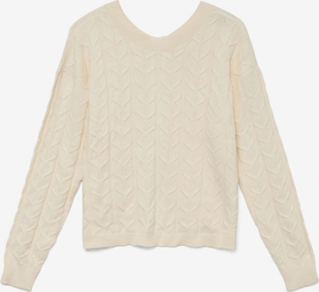 VERO MODAPulover 'VMTILDA' - bež boja: prednji dio