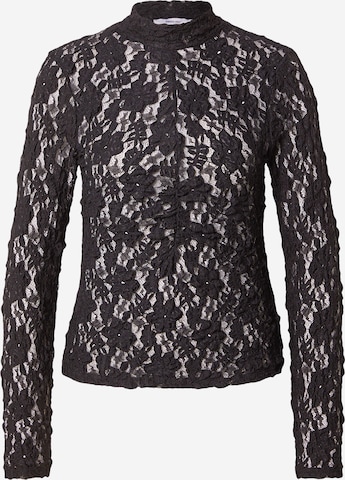 juoda ABOUT YOU Marškinėliai 'Kate': priekis