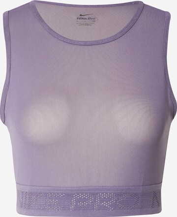 NIKE - Top deportivo 'PRO' en lila: frente