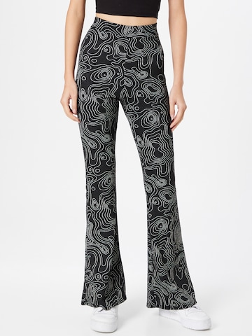 River Island Flared Hose in Schwarz: predná strana