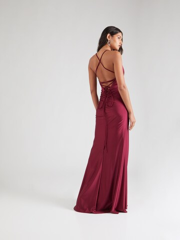 mascara - Vestido de noche en rojo