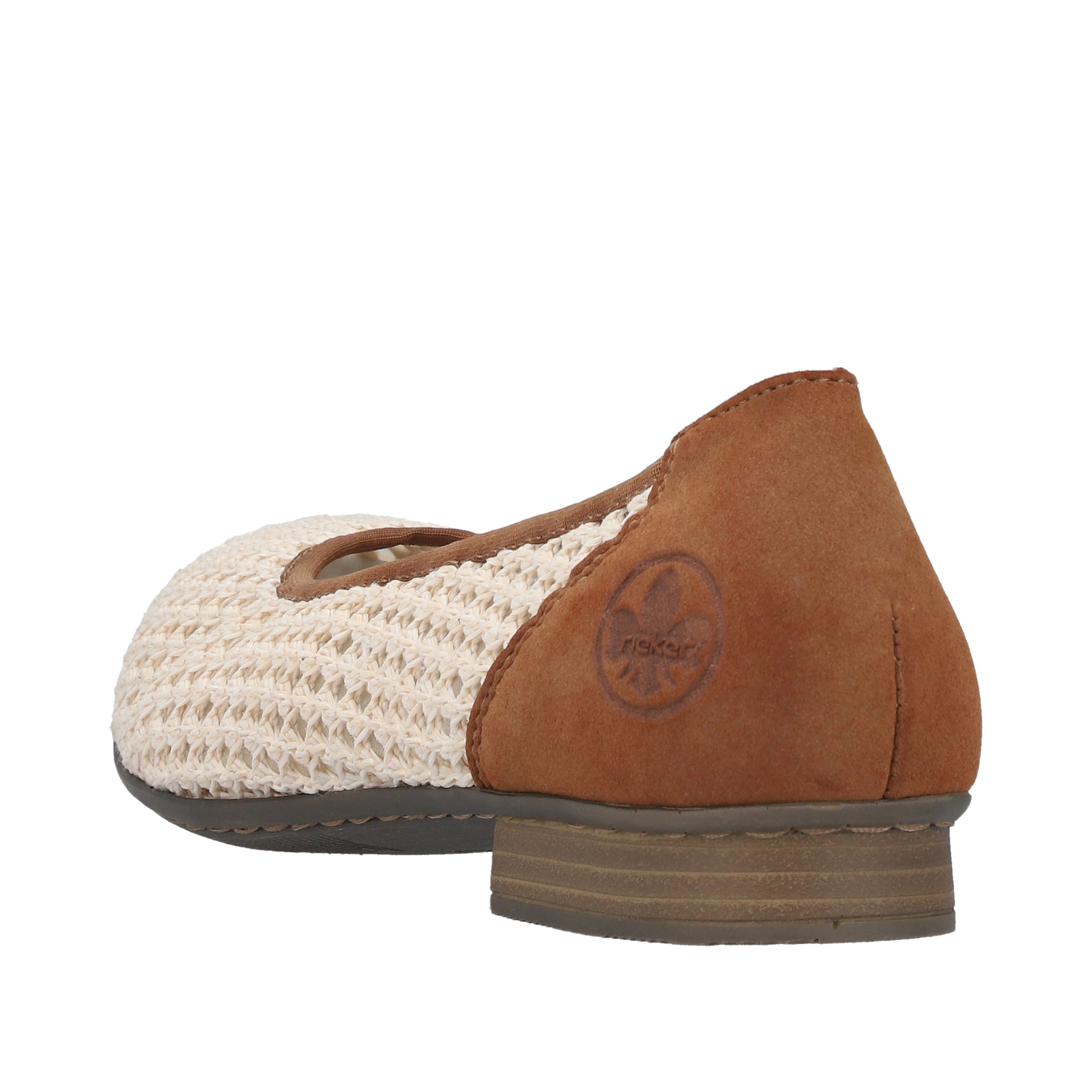 Ballerines à lanières Rieker en beige