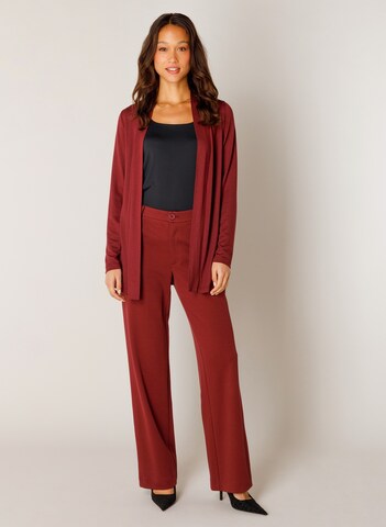 BASE LEVEL Knit Cardigan in Red